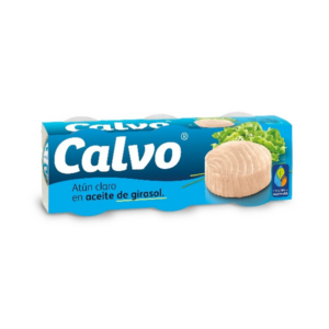 Atún claro Calvo aceite de girasol 3x52g